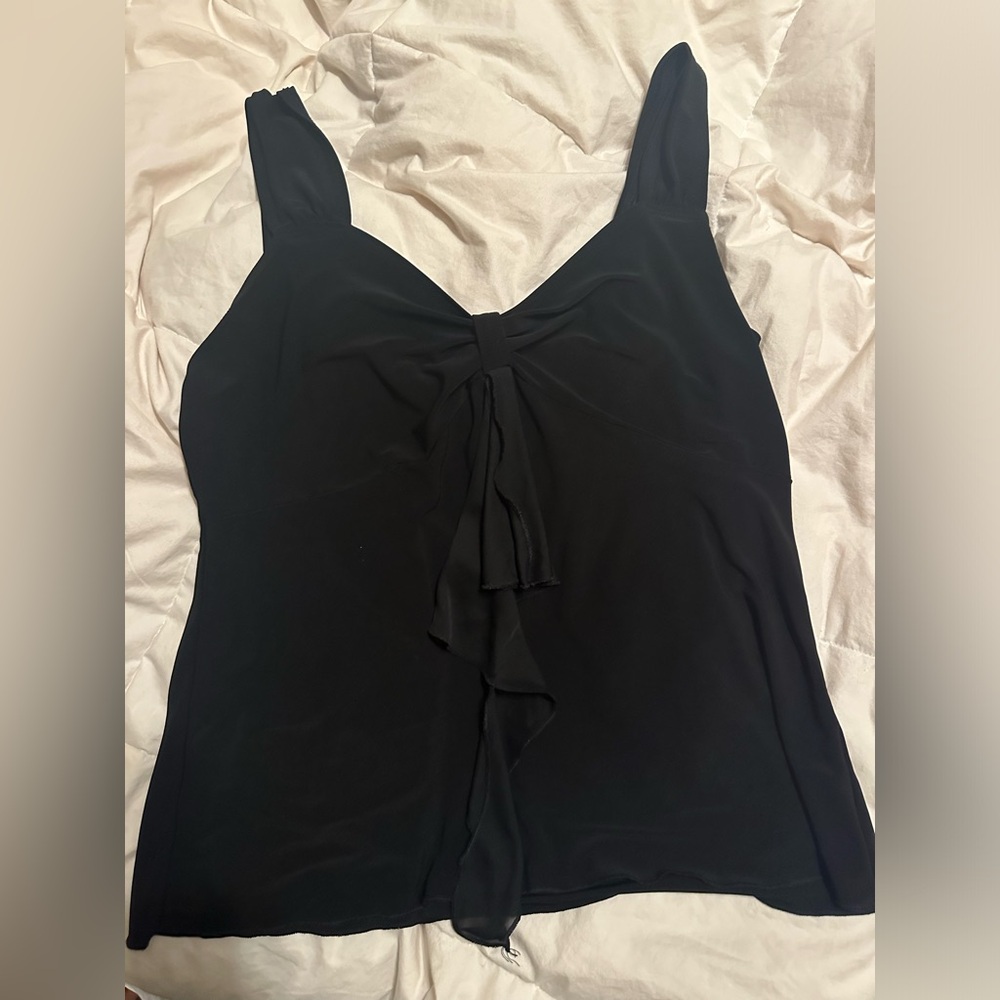 Black tank top